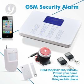 Gsm van SMS van het aanrakingstoetsenbord LCD van de Alarmsysteem Draadloze Inbreker Vertoning