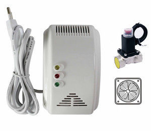 Ce-het Geluid van het de Detectoralarm van het Halfgeleidergas/Flitsalarm met Afgesloten Klep, Ventilator