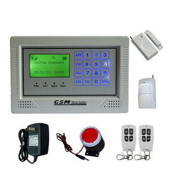 GSM de Vertoning van het Veiligheidsalarm Systems+Touch Keypad+LCD