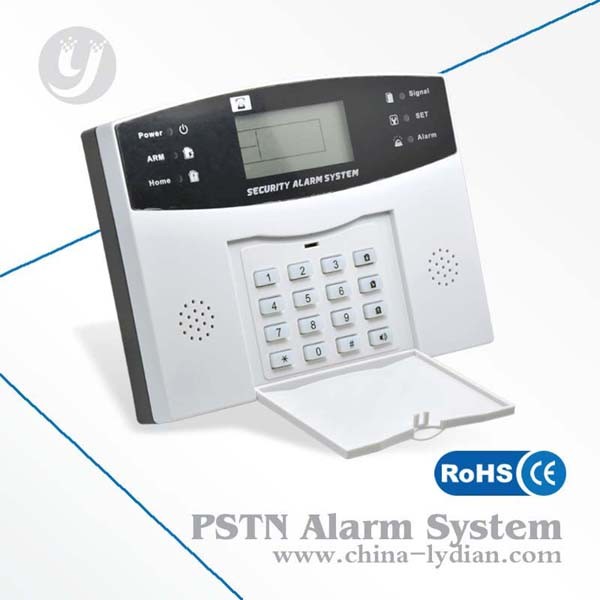 12V de Veiligheidsalarmsysteem van PSTN van het huisalarm Draadloos met Contactidentiteitskaart