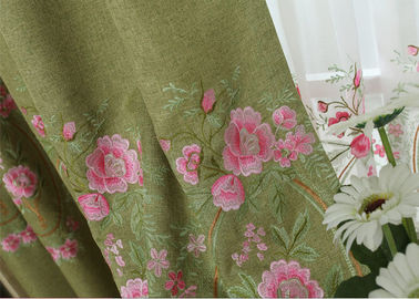 Modern Blauw/Groen Geborduurd de Doekmateriaal van het Stoffenkledingstuk